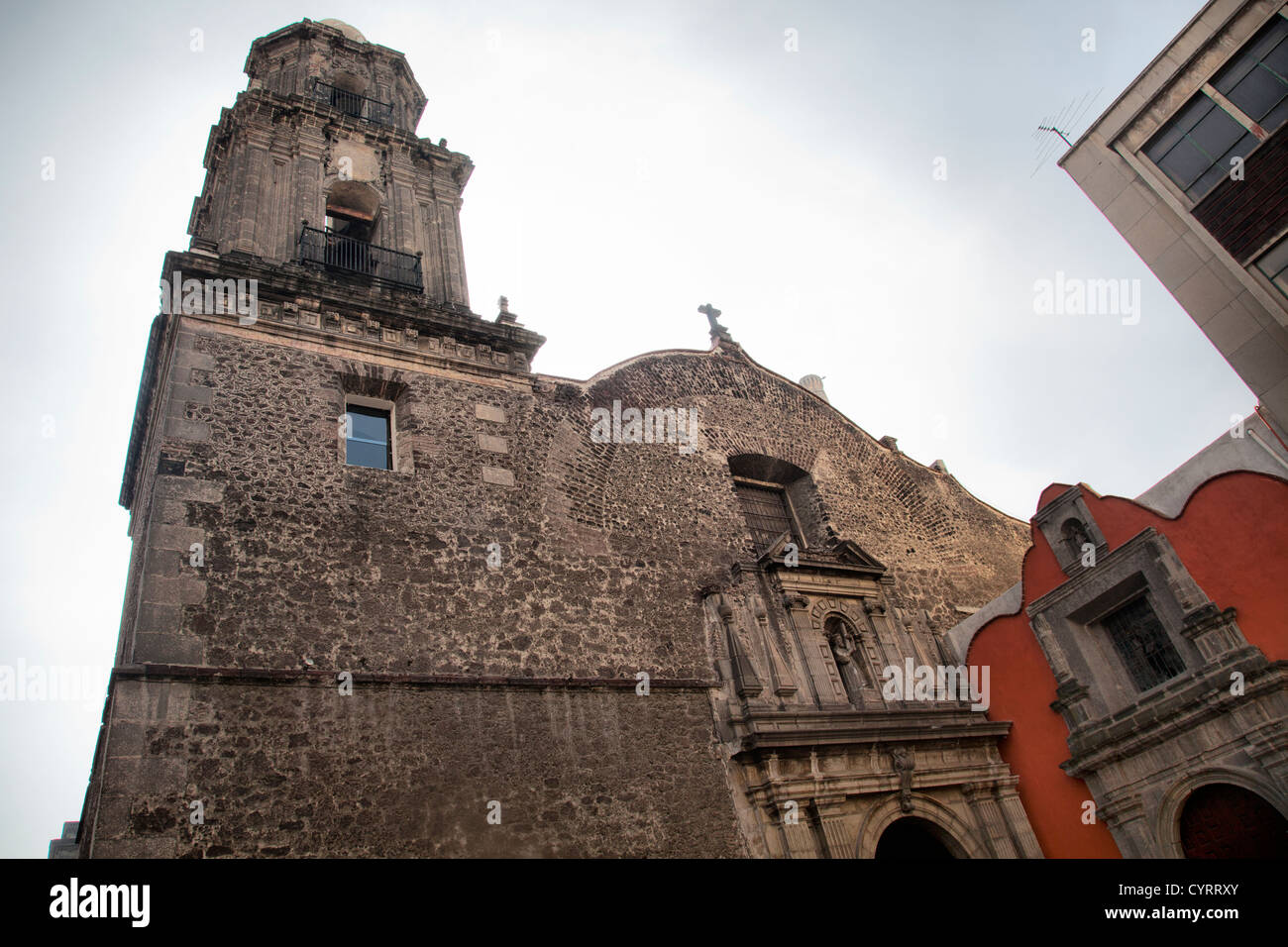 Capilla de La Santa Escuela in Città del Messico DF Foto Stock