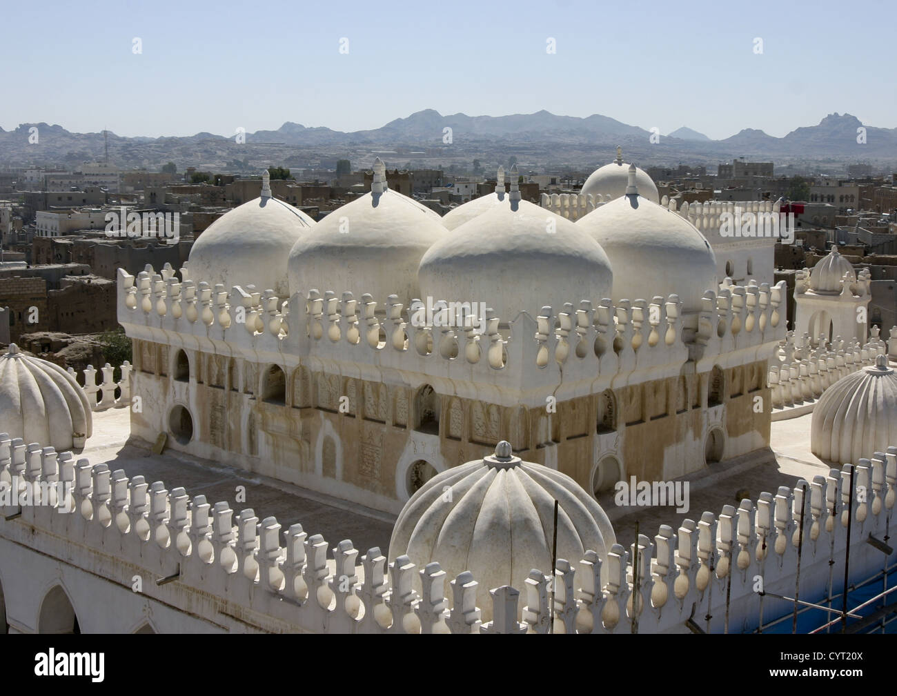 Il Amiriya Palace moschea in rada, Yemen Foto Stock