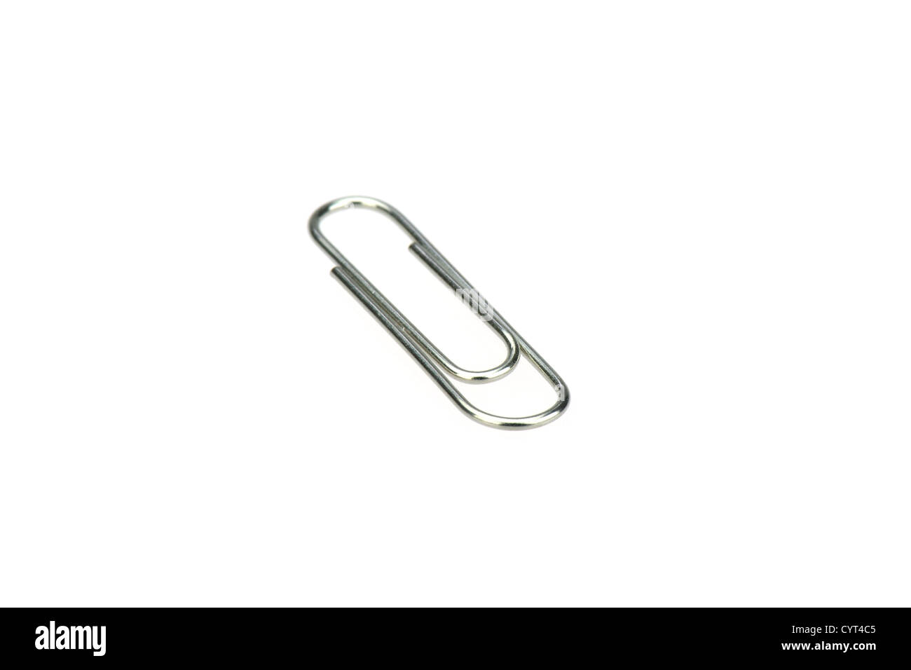 Isolato clip di carta Foto Stock