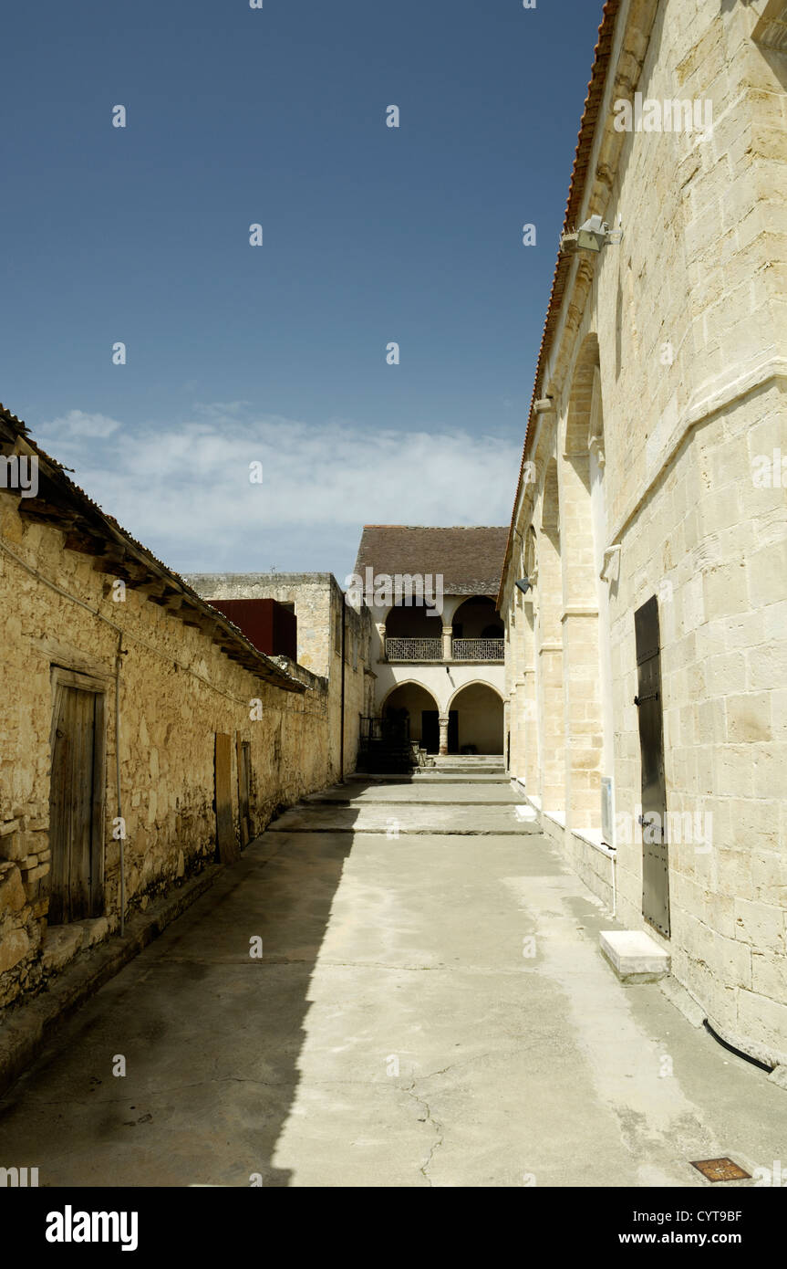 Moni Timiou Stavrou, il Monastero di Santa Croce, Omodos Foto Stock