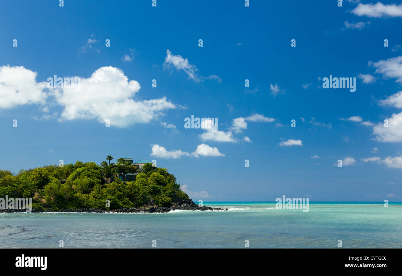 Operazioni automatiche di fine campo frate off o di frati bay off isola caraibica di St Martin Maarten Foto Stock