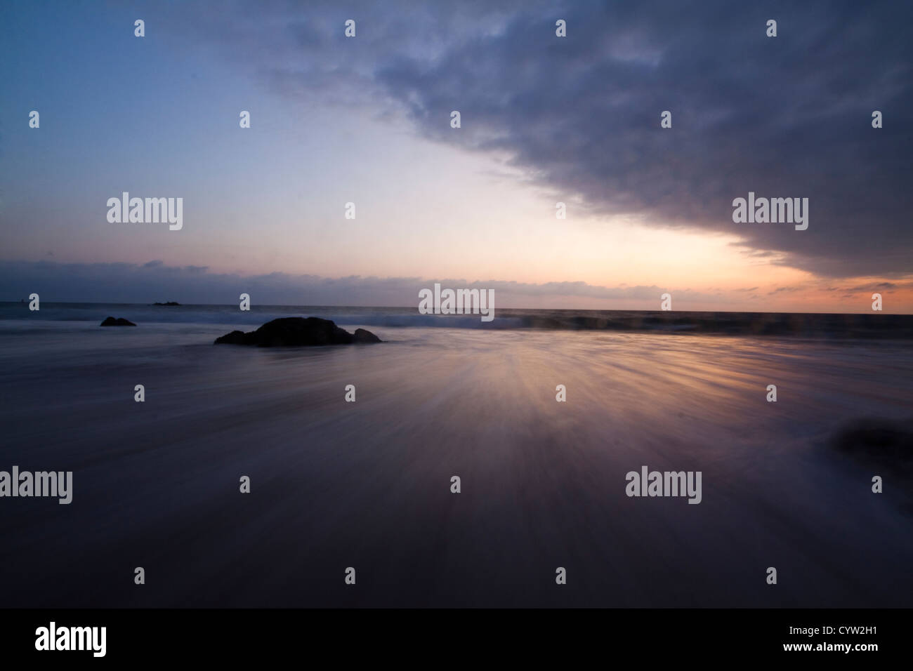 Tramonto tropicale Foto Stock