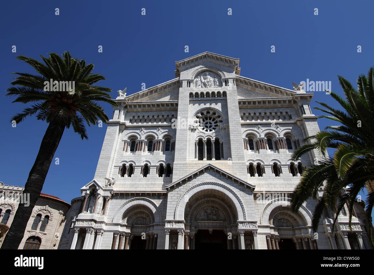 La Cattedrale di San Nicola nel Principato di Monaco Foto Stock