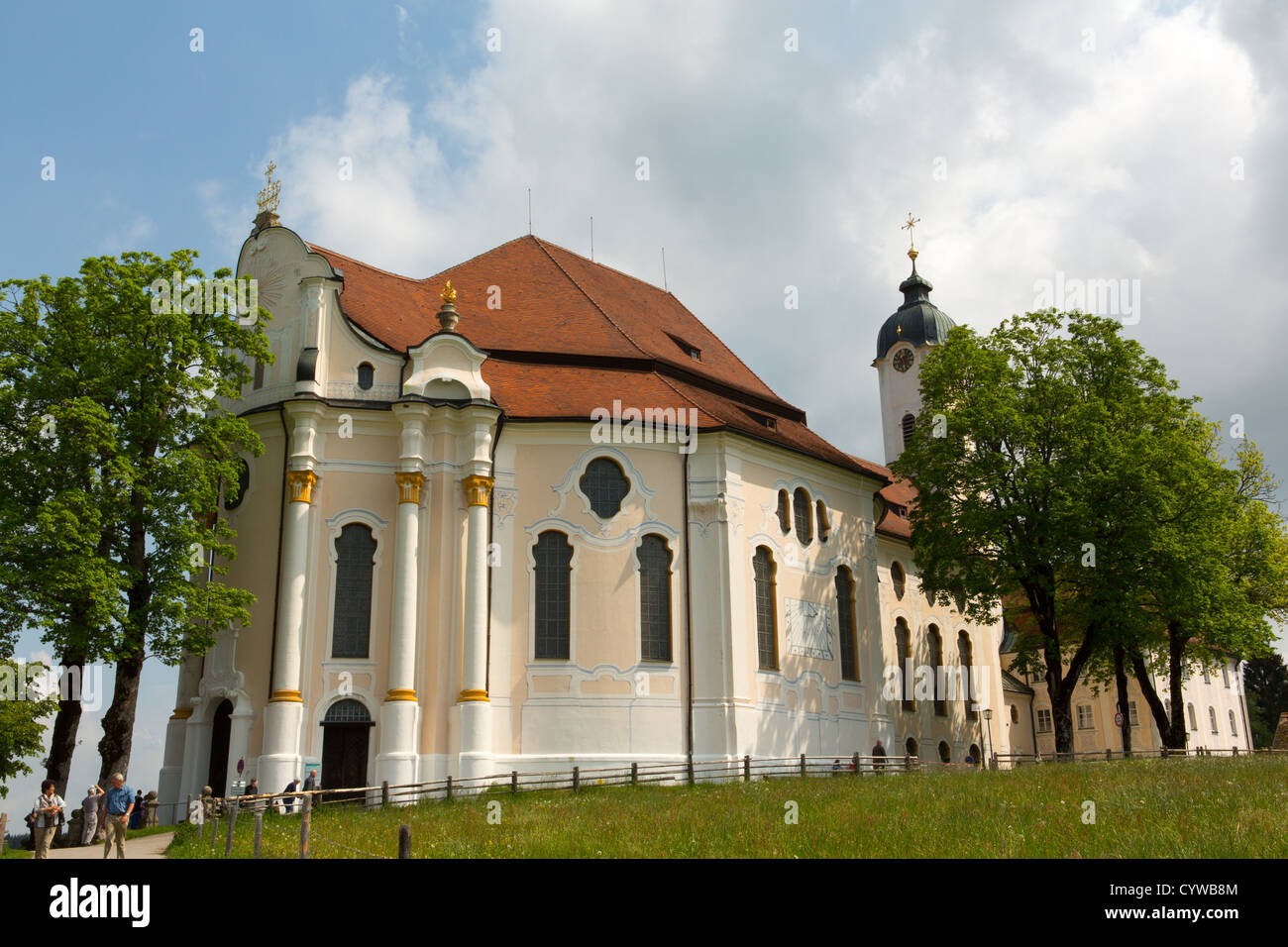 Weis Chiesa, Baviera Germania. Un sito Patrimonio Mondiale dell'UNESCO Foto Stock