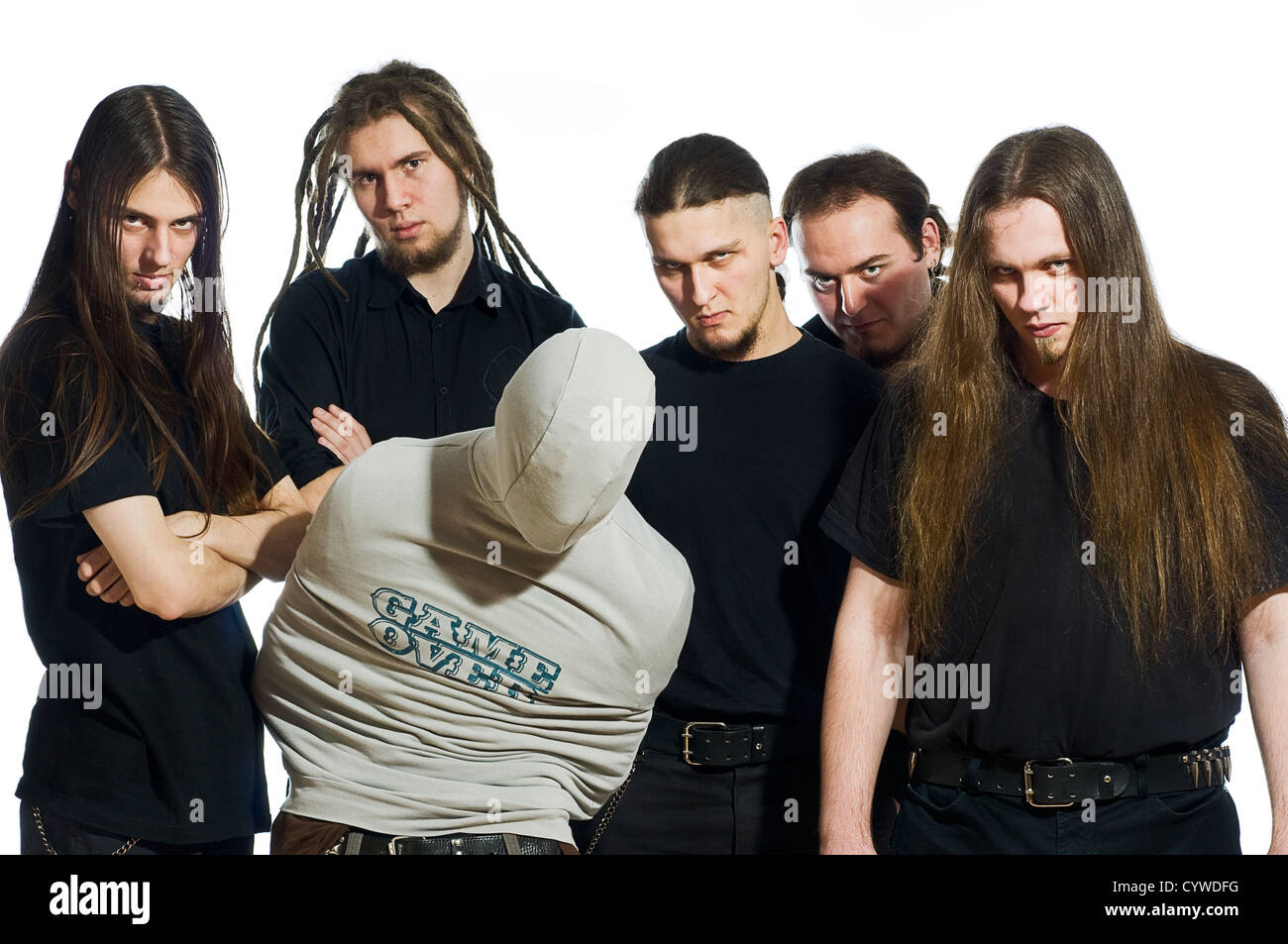 Band death metal membri gruppo Foto Stock