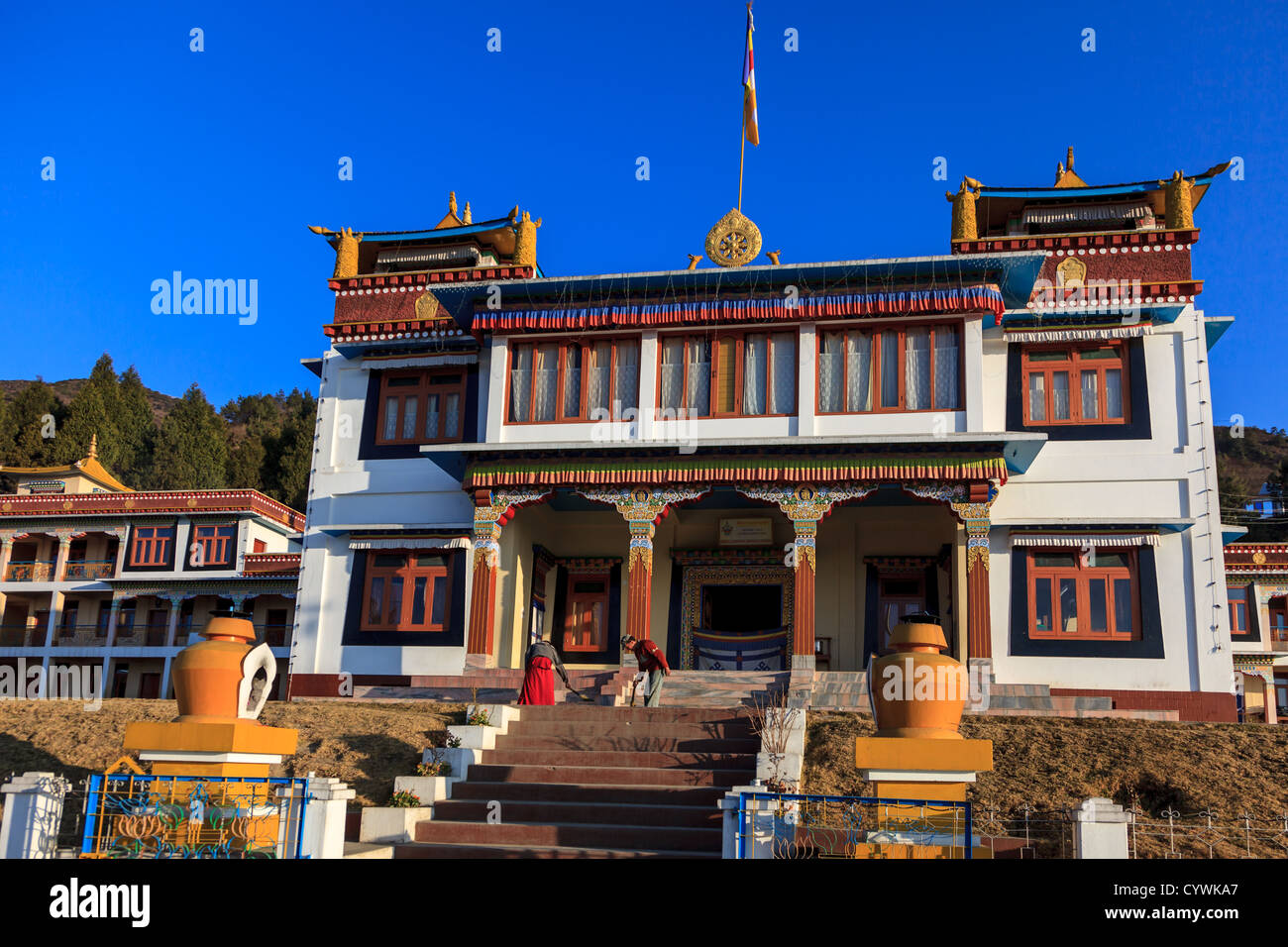 Bomdila Monastero, Arunachal Pradesh, India Foto Stock