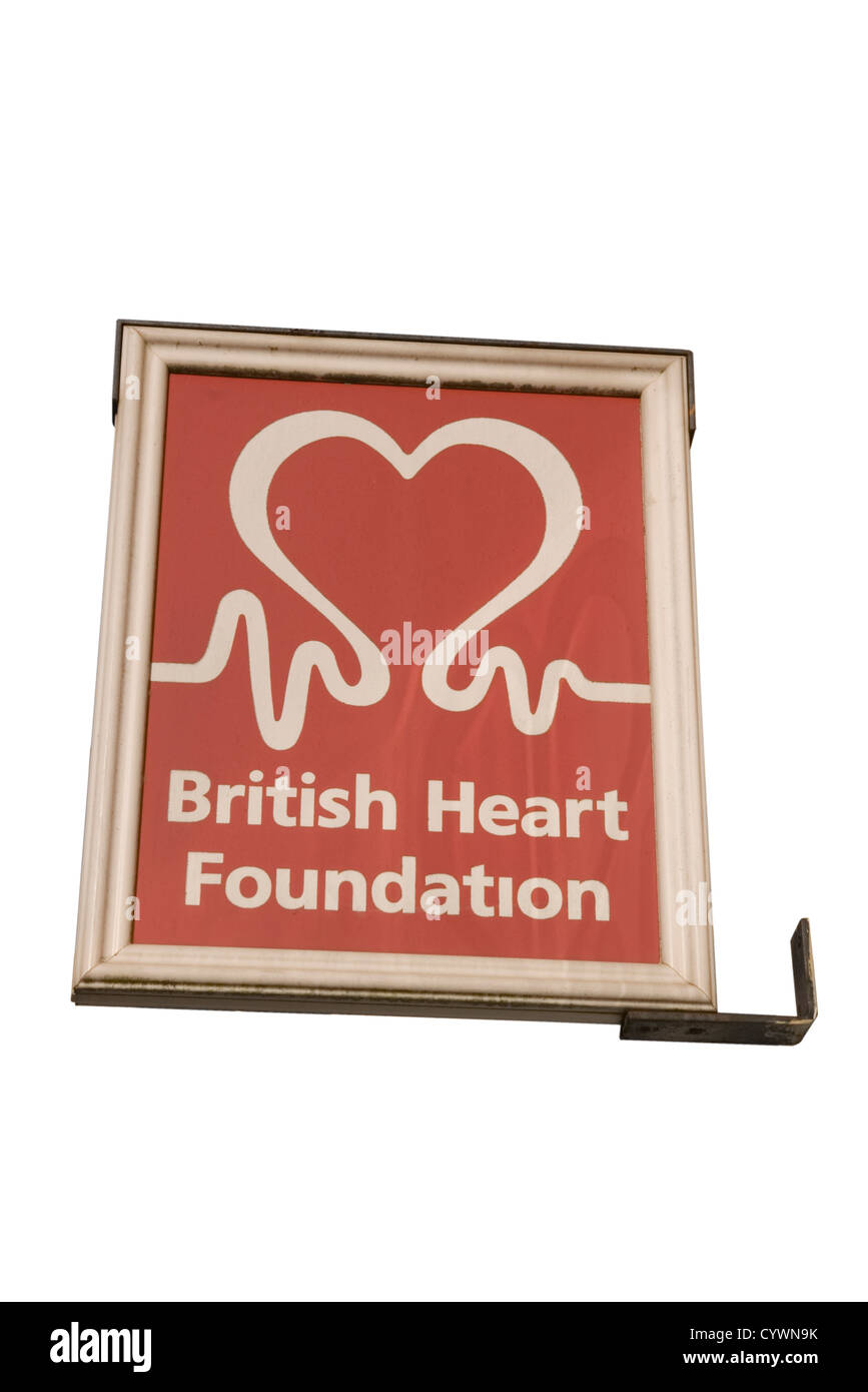 British Heart Foundation segno Foto Stock