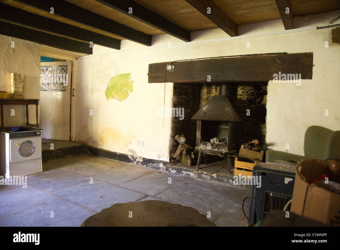 Vecchia Fattoria; Cornovaglia; Regno Unito Foto Stock