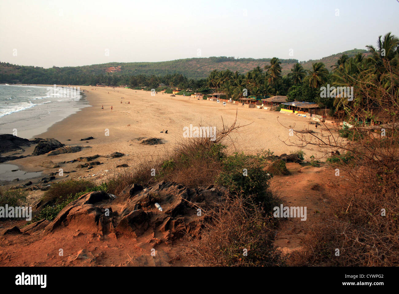 Kudle Beach, Gokarna, Karnataka, India. Foto Stock