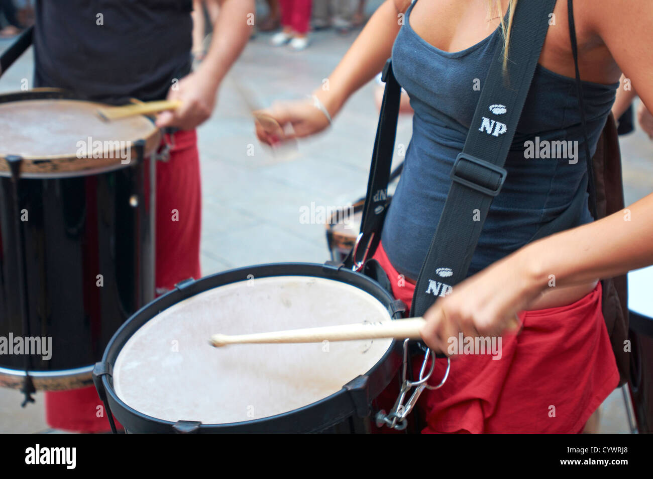 -Tradizioni e feste, Cambrils villaggio- Tarragona Catalogna. Foto Stock