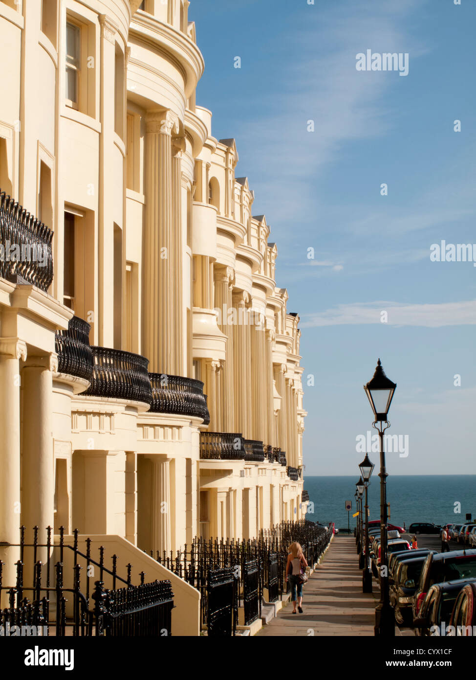Brunswick Square, Brighton e Hove, East Sussex, England, Regno Unito Foto Stock