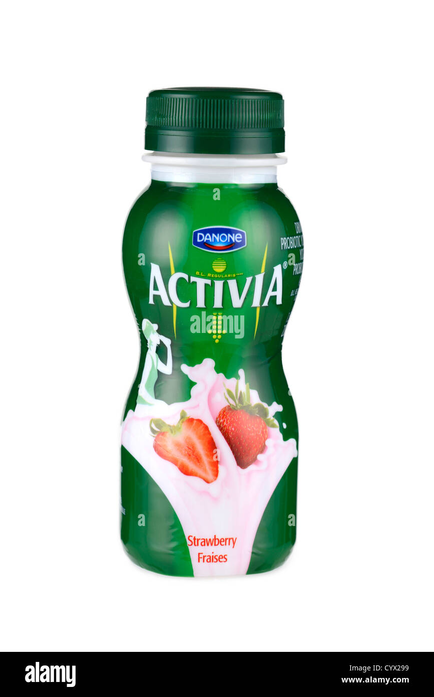 Yogurt Drink, Activia Foto stock - Alamy