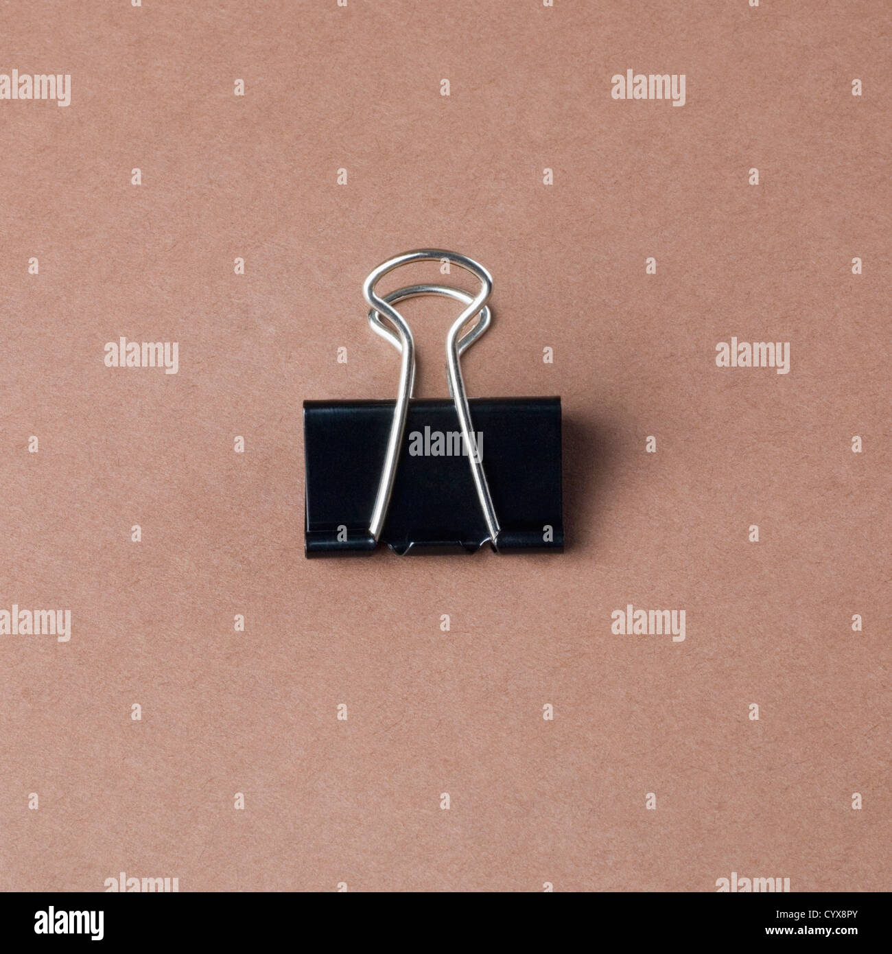 Close-up di un legante clip Foto Stock