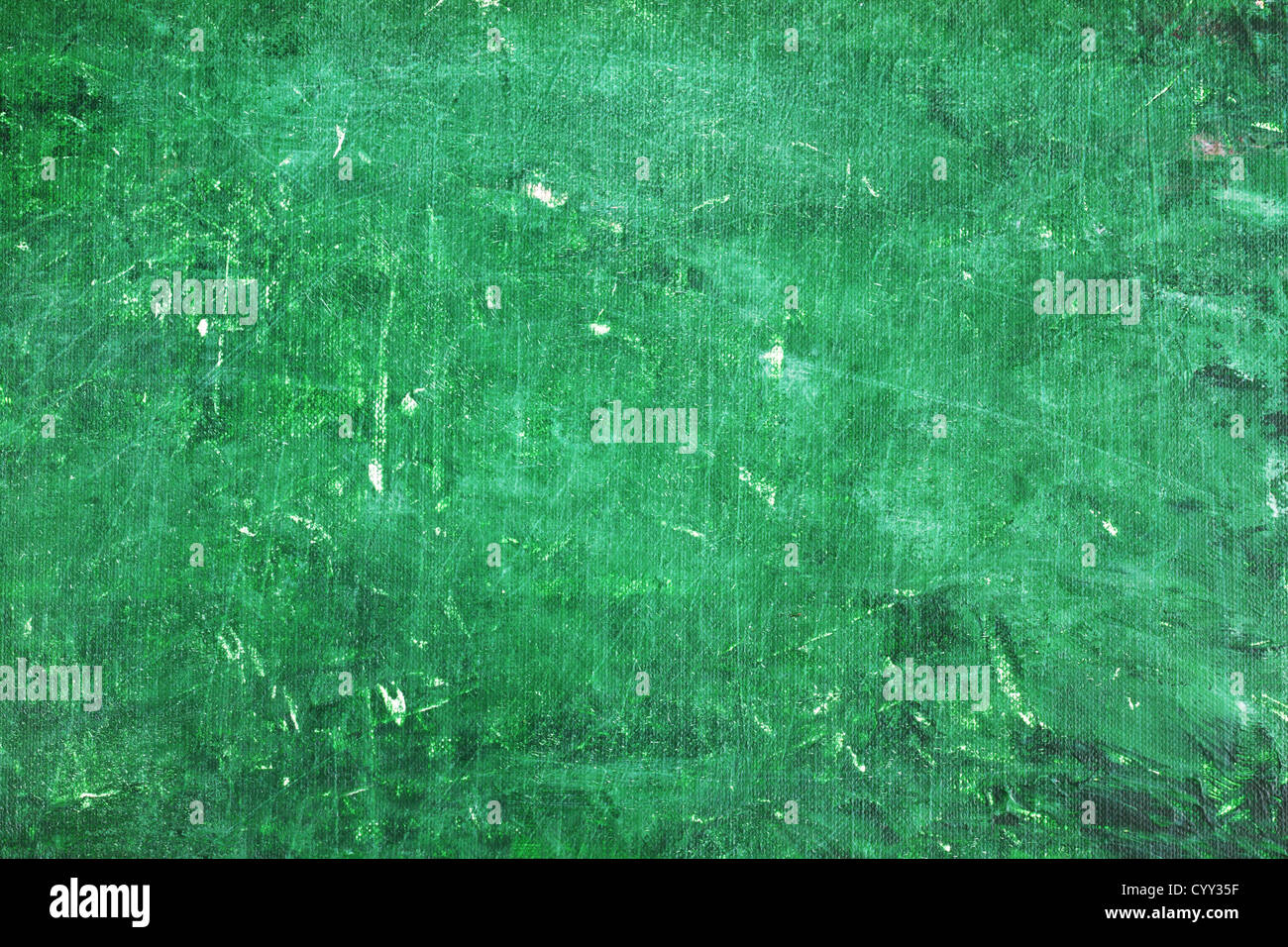 Grungy sfondo verde con graffi. Foto Stock