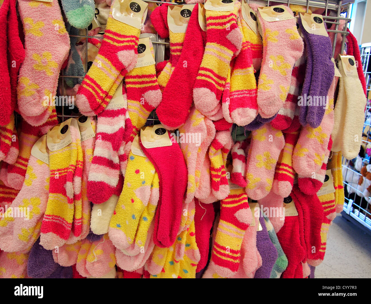 Ragazza di colore e donna di calze Foto Stock