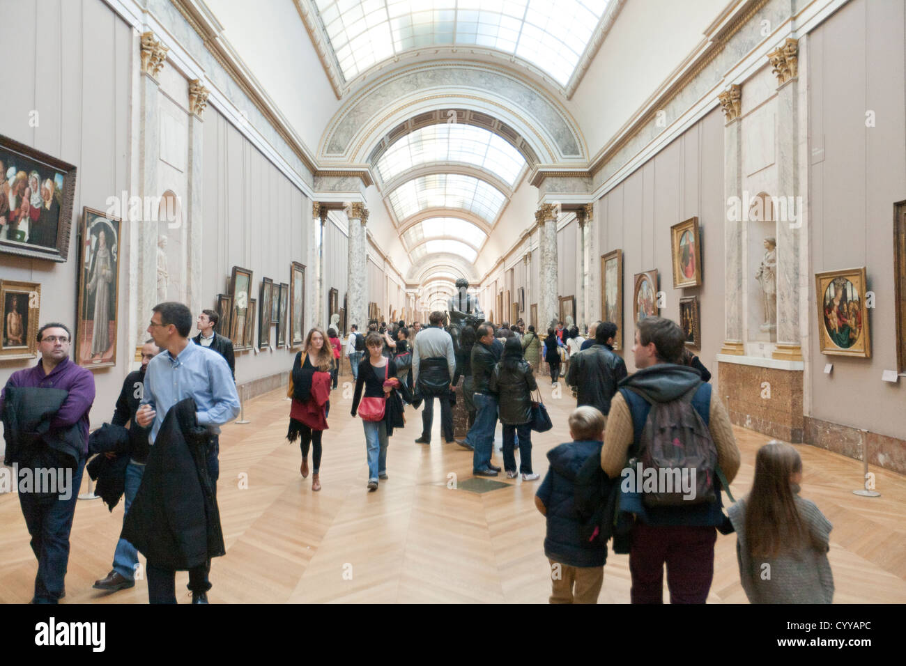 Museo del Louvre Parigi Francia Foto Stock