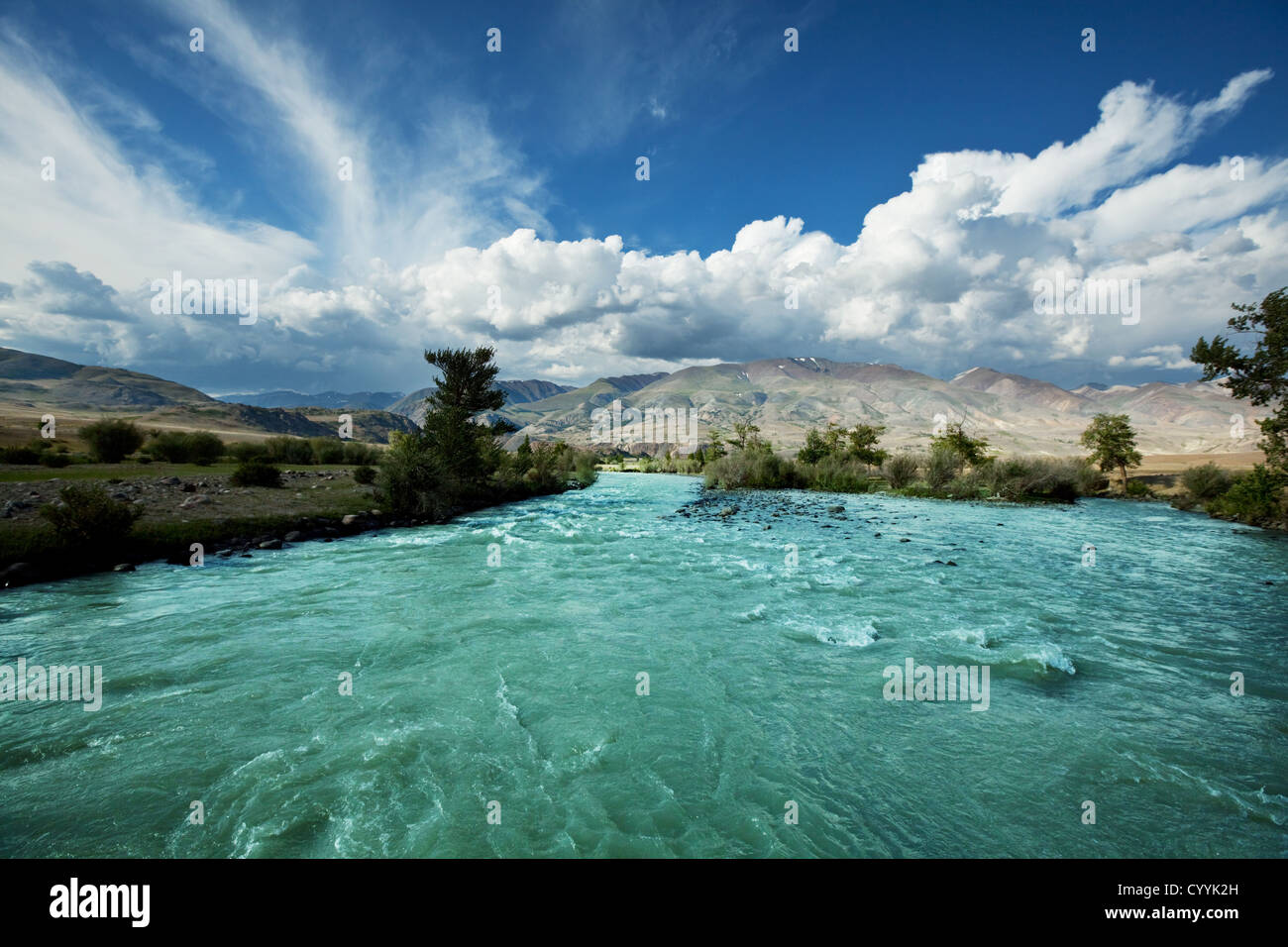 Monti Altai Foto Stock