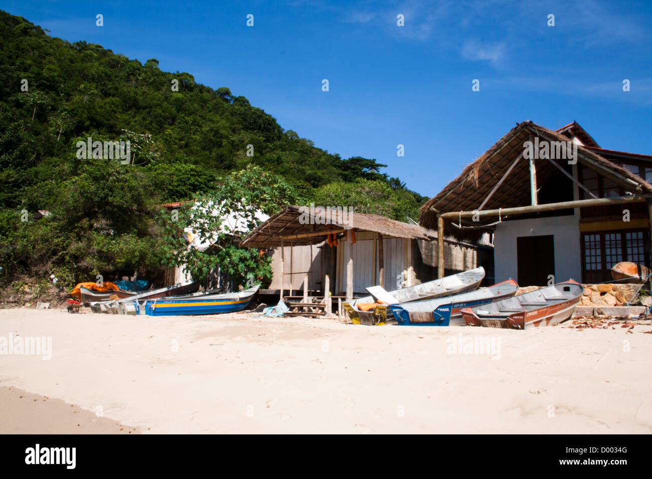 Trindade Beach, spiaggia sud di Rio de Janeiro, Brasile Foto Stock