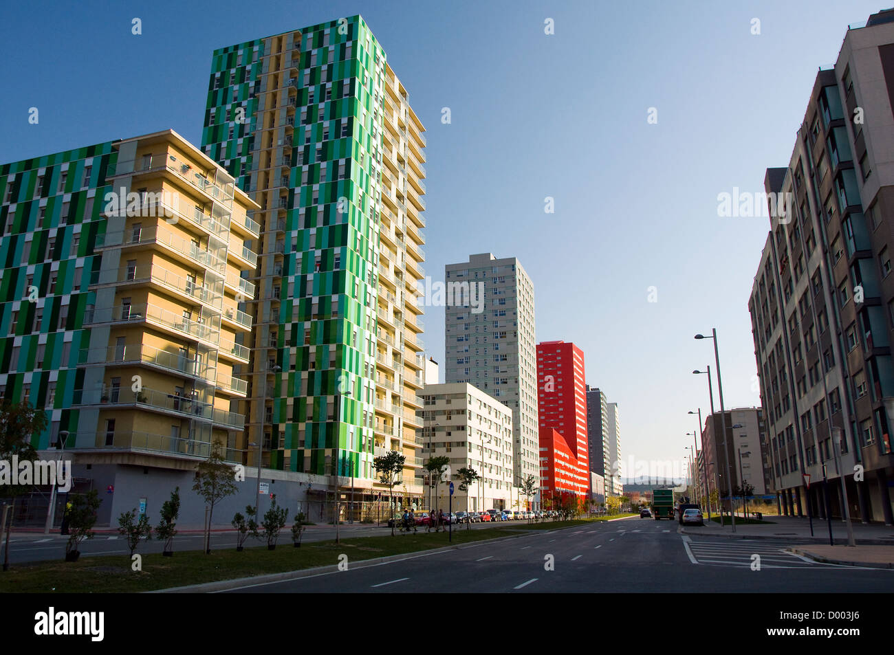 Salburua ist il nuovo quartiere residenziale a Vitoria Foto Stock