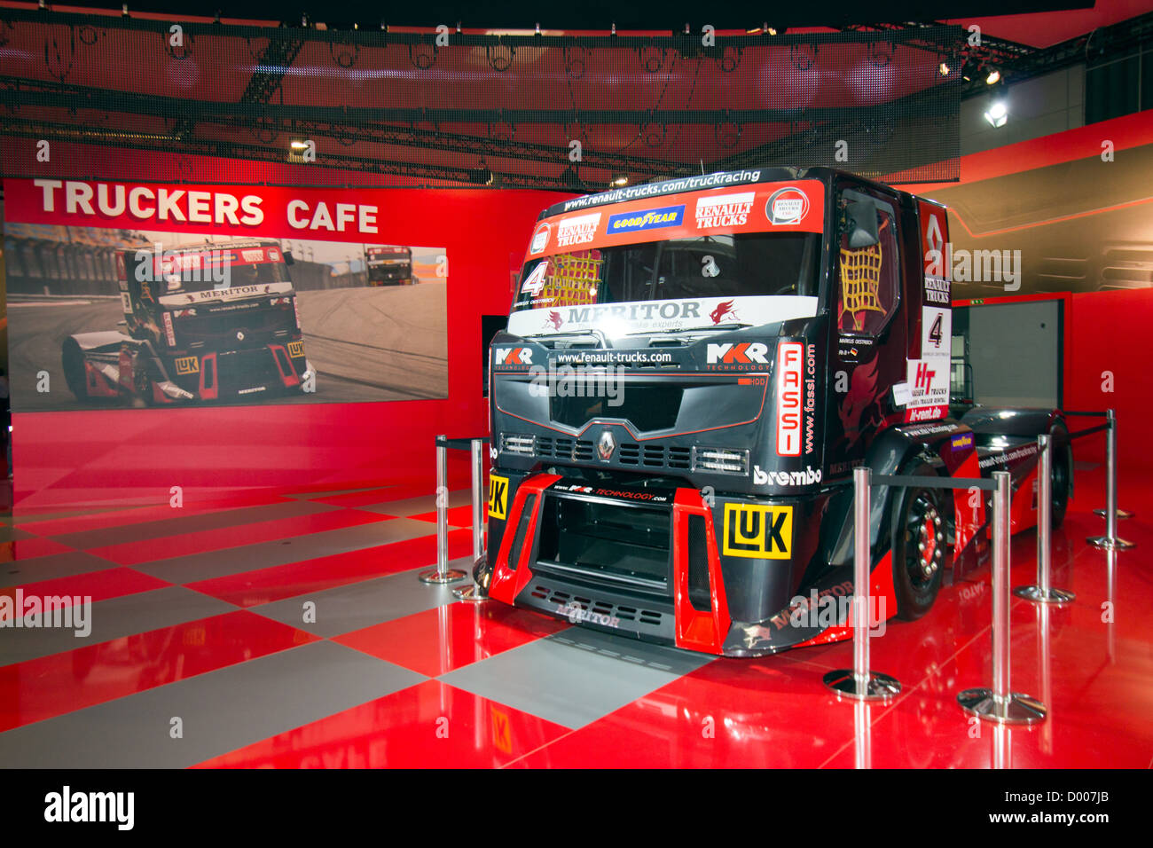 Renault Truck Racing a livello internazionale per i veicoli commerciali di Hannover in Germania Foto Stock