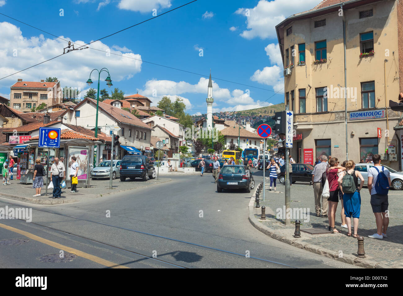 Sarajevo è la capitale della Bosnia ed Erzegovina. Foto Stock