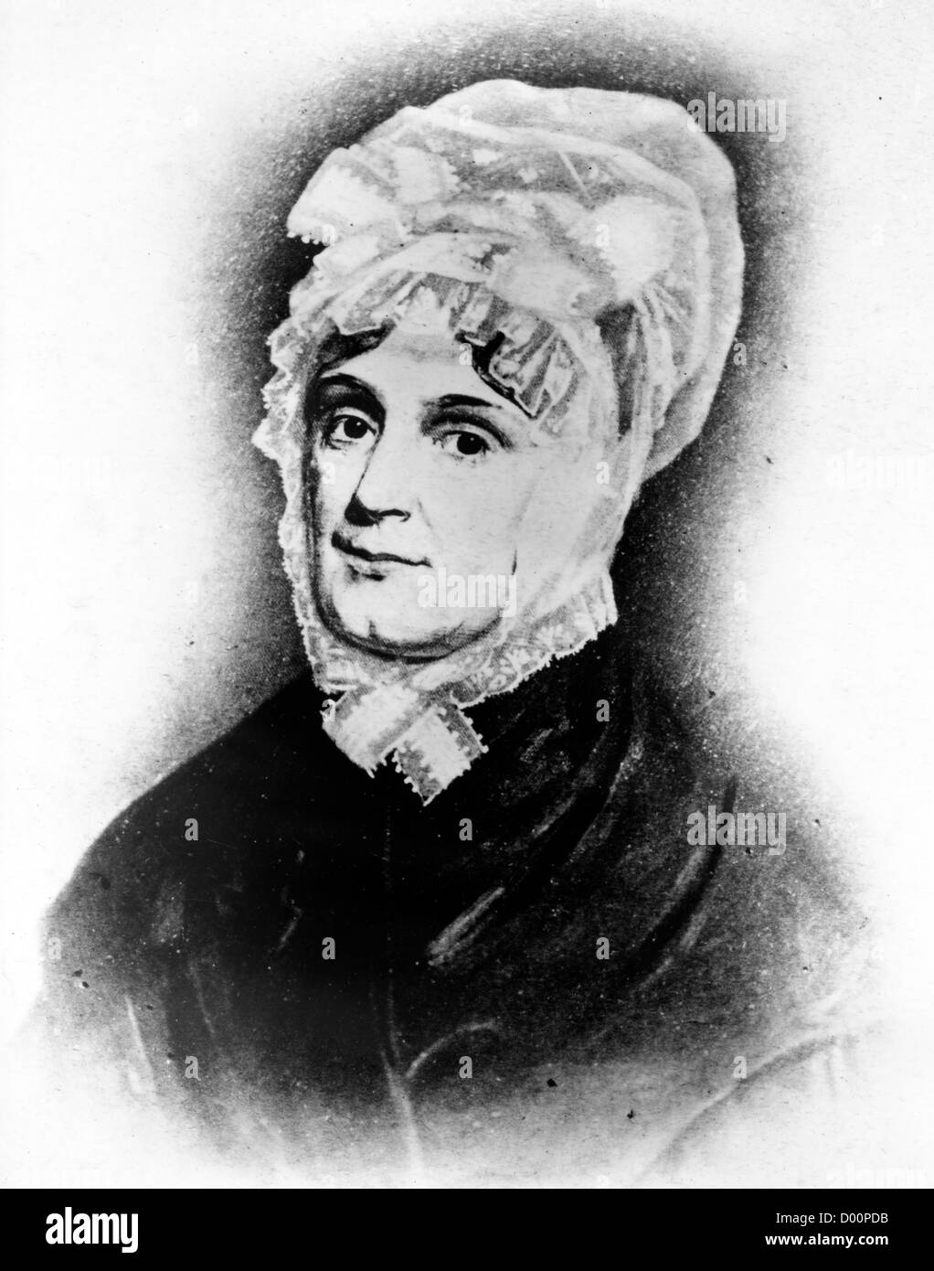 La sig.ra William Henry Harrison moglie del IX presidente d'America Foto Stock