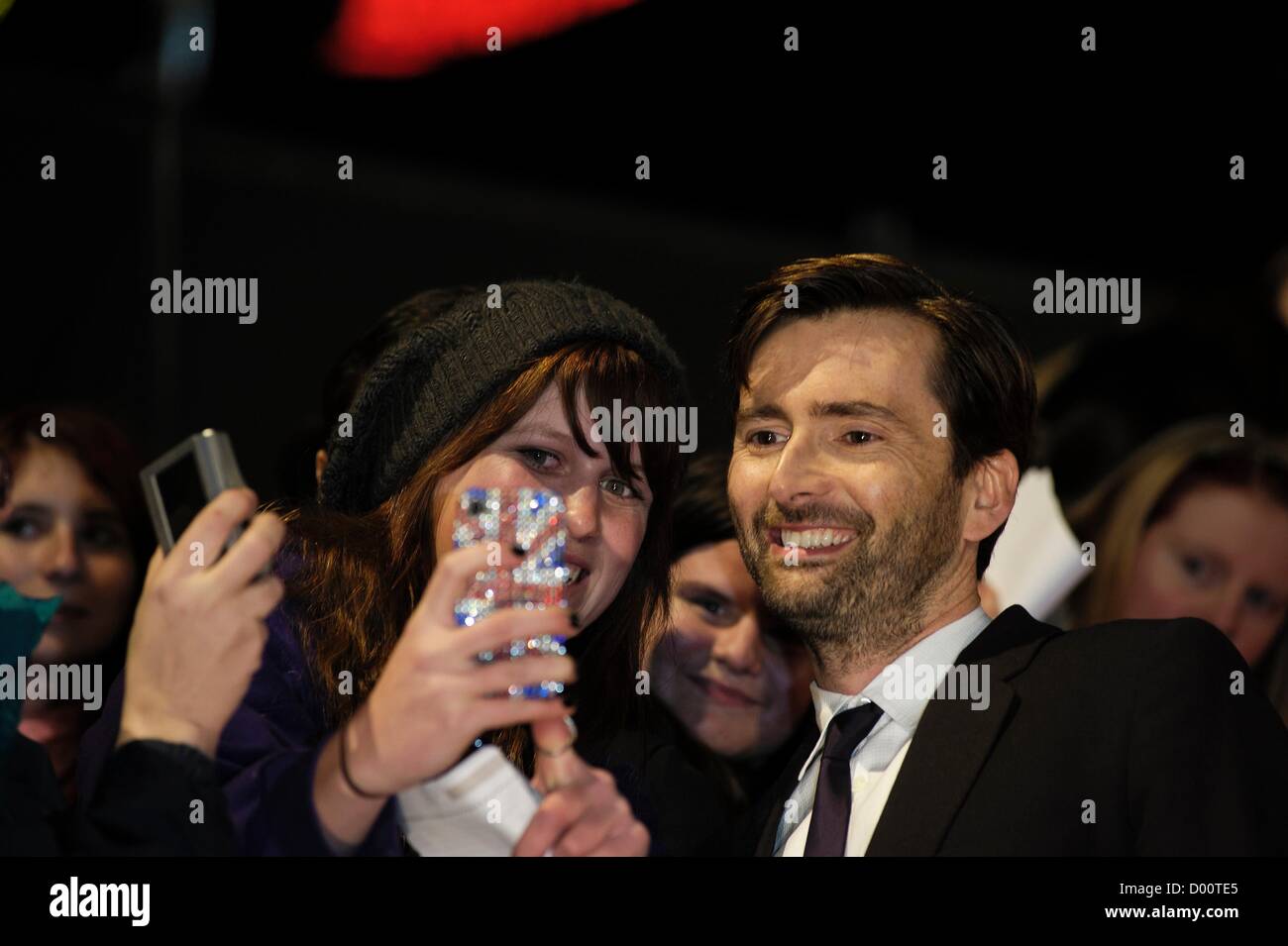 L'attore David Tennant assiste la Premiere Mondiale della Natività 2: pericolo nella mangiatoia su 13/11/2012 presso Empire Leicester Square, Londra. Persone nella foto: David Tennant . Foto di Julie Edwards Foto Stock