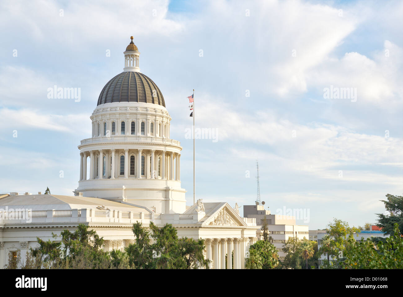 Sacramento Capitol Building (HDR) Foto Stock