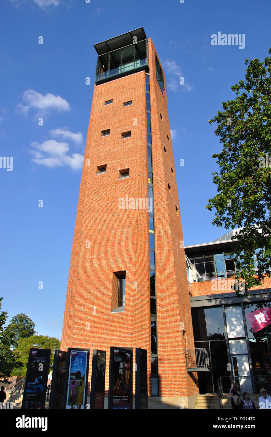 Il nuovo Royal Shakespeare Theatre, Stratford upon Avon, Warwickshire, Inghilterra, Regno Unito Foto Stock