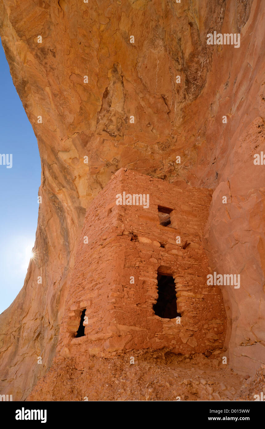 Native American cliff dimora nel sud dello Utah. Foto Stock