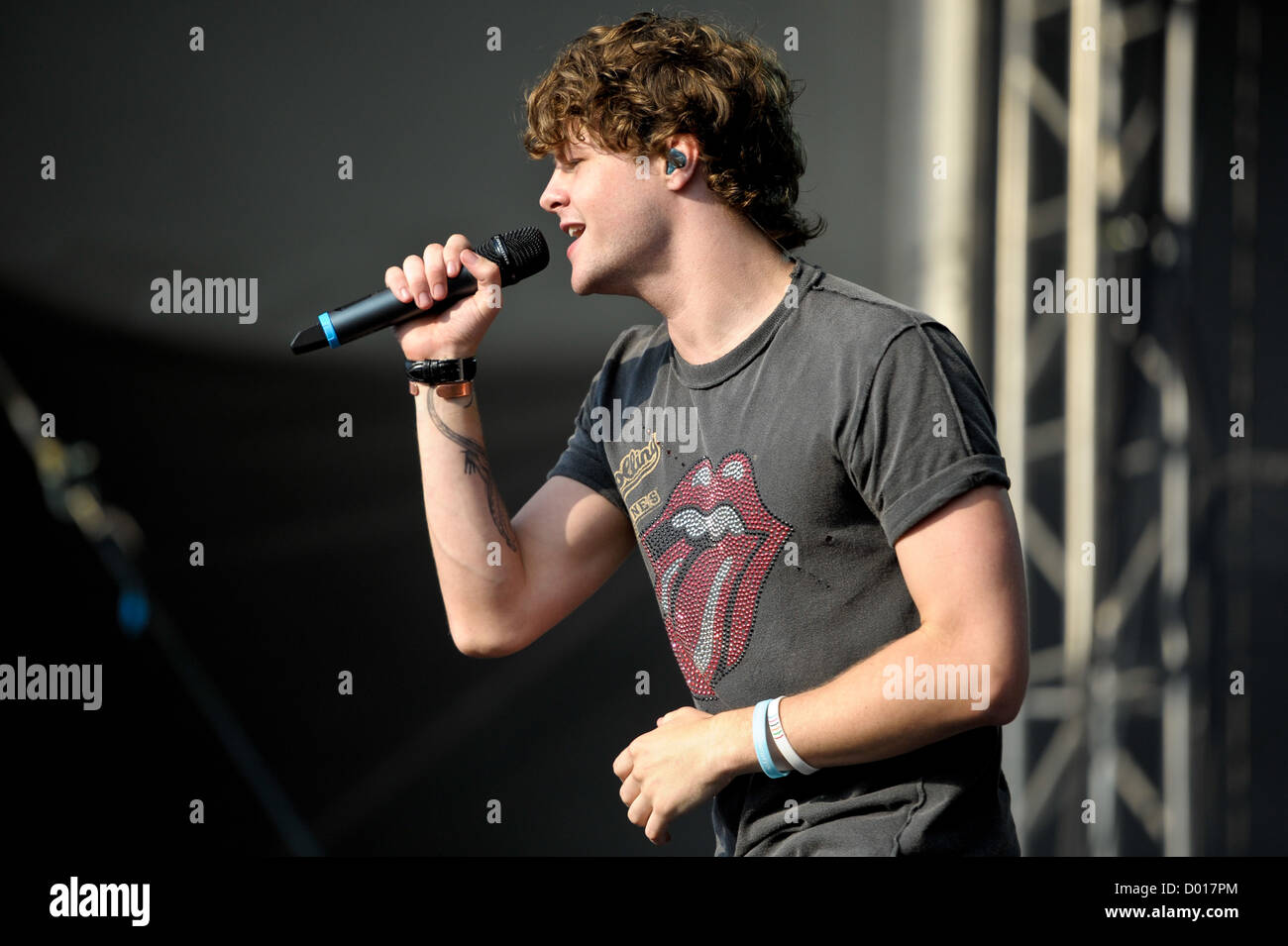 Chester rocce sabato 2.7.11. La voleva,Jay McGuiness Foto Stock