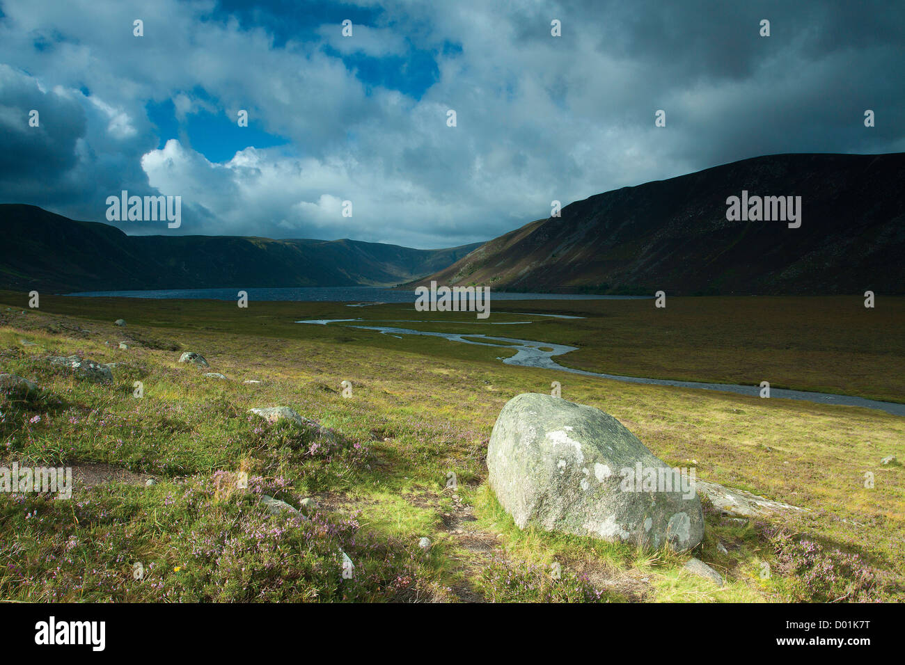 Loch Muick, Cairngorms National Park, Aberdeenshire Foto Stock