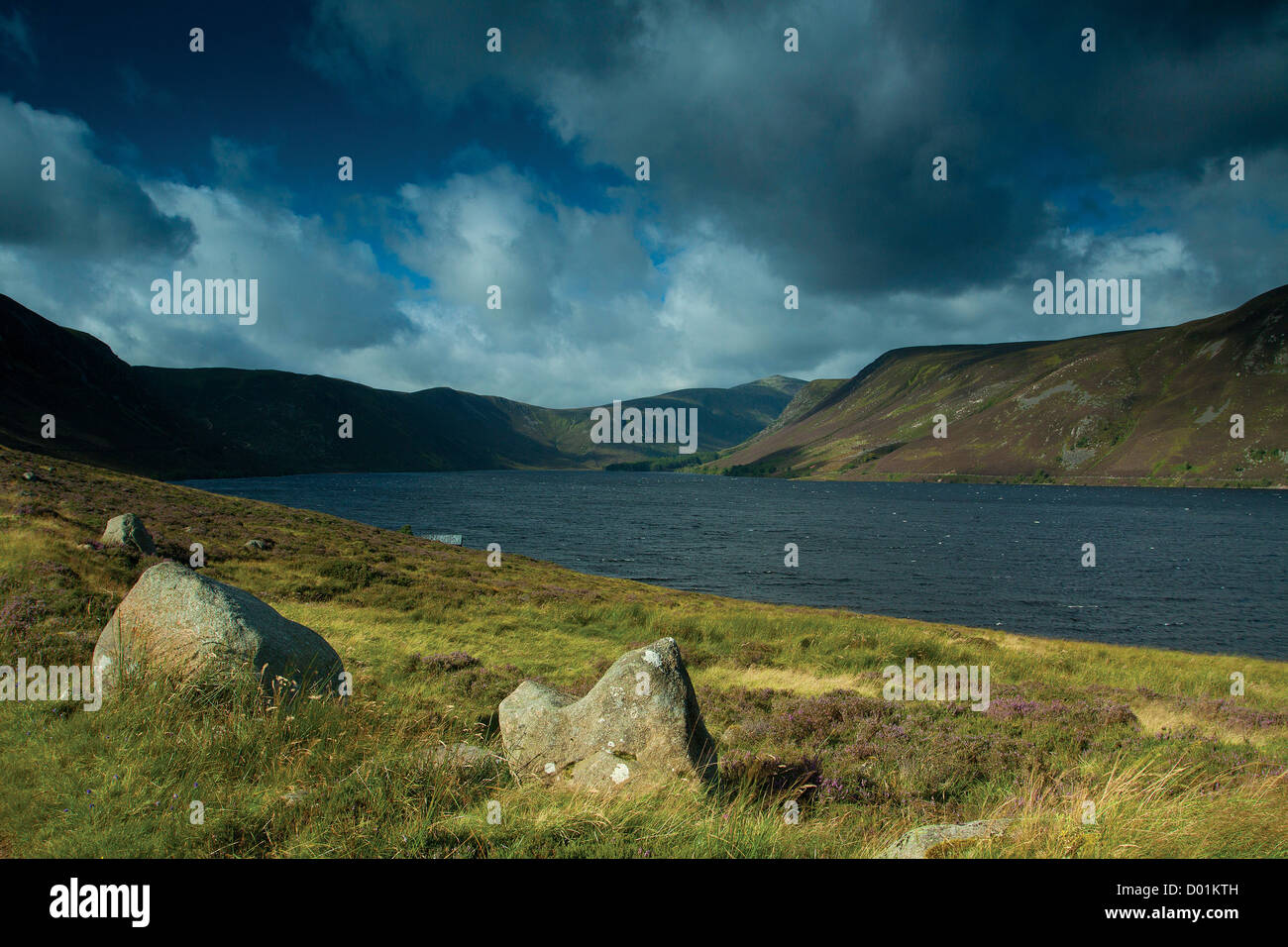 Loch Muick, Cairngorms National Park, Aberdeenshire Foto Stock