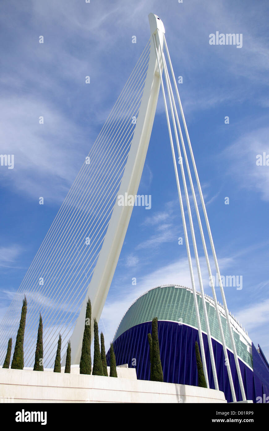 L'Àgora alla Ciudad de las Artes y las Ciencias (Città delle Arti e delle Scienze), Valencia, Spagna Foto Stock