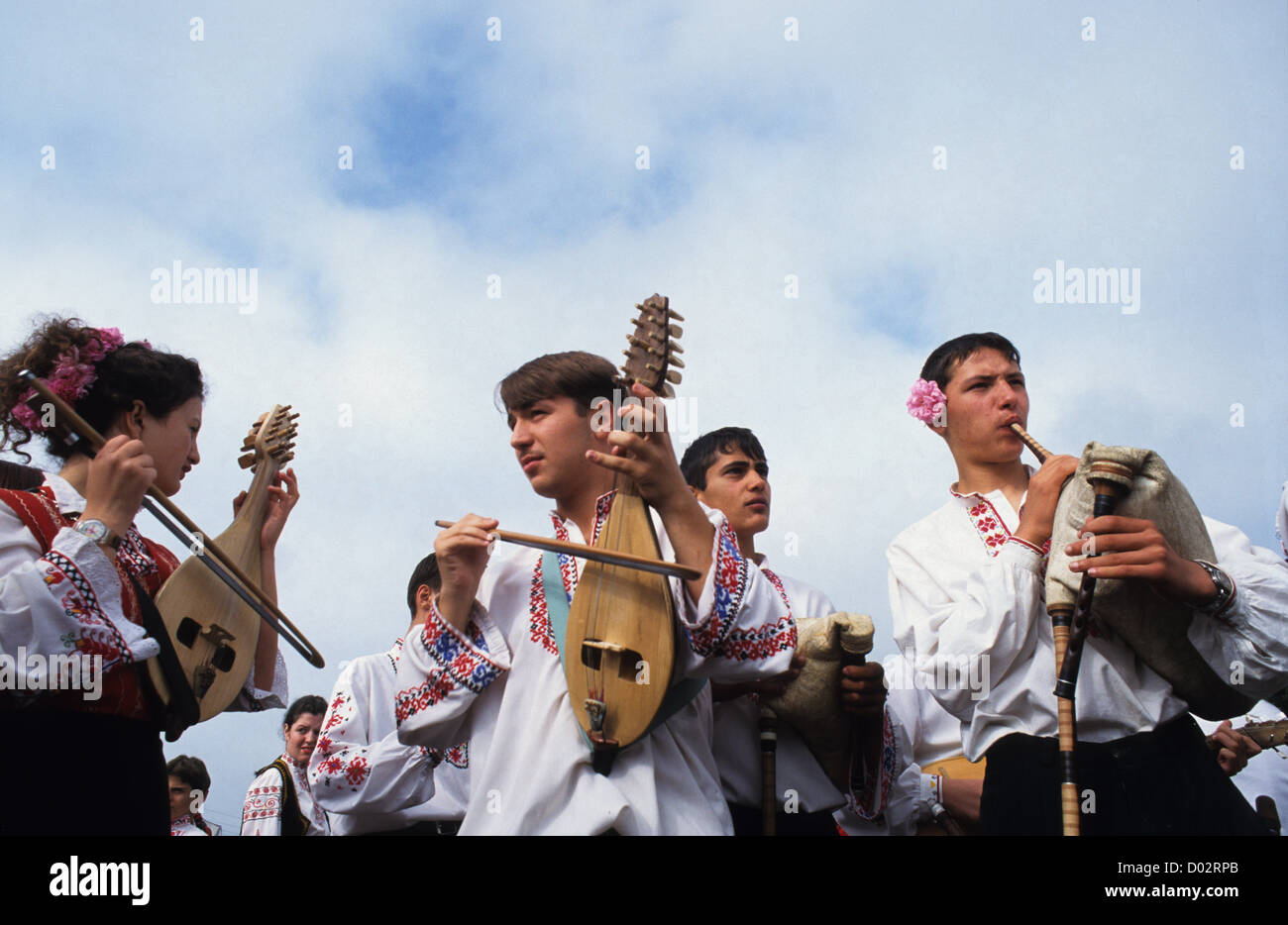 La Bulgaria Kazanlak, il tradizionale festival di rose durante il periodo  del raccolto di Damascena rose