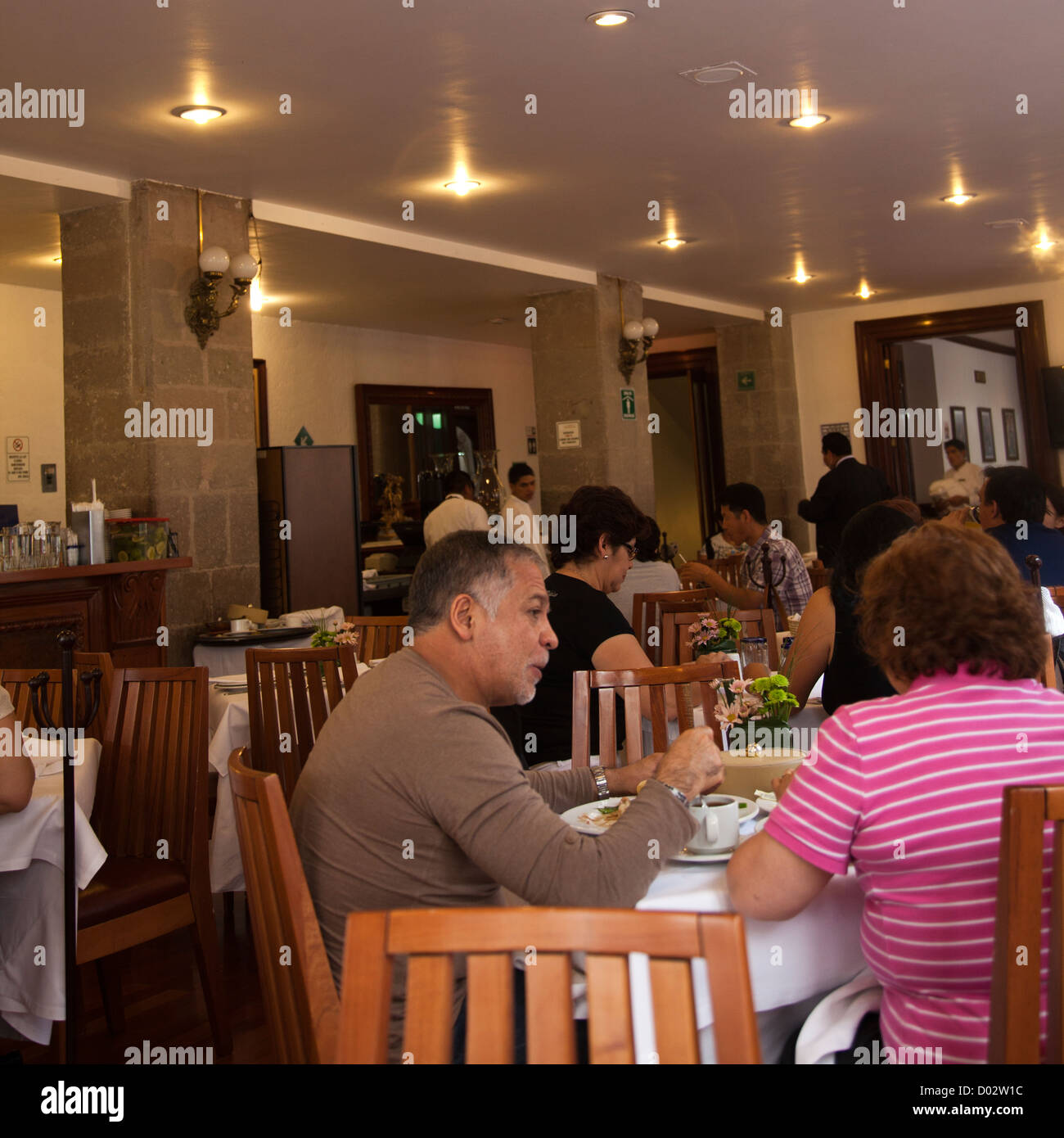 Pranzo presso El Cardenal ristorante in città del Messico DF Foto Stock