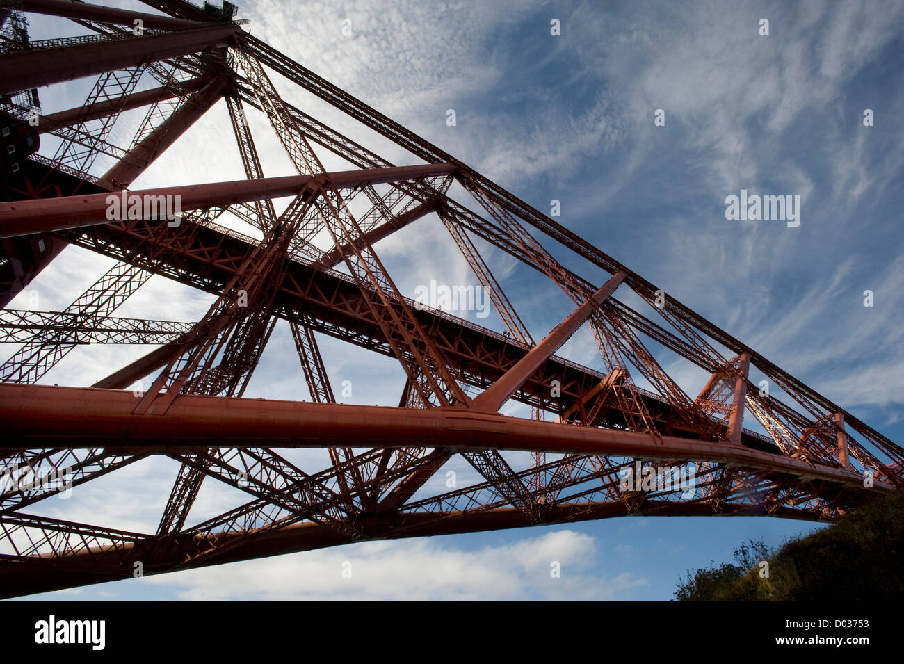 La span del Forth Bridge, Scotland Regno Unito Foto Stock