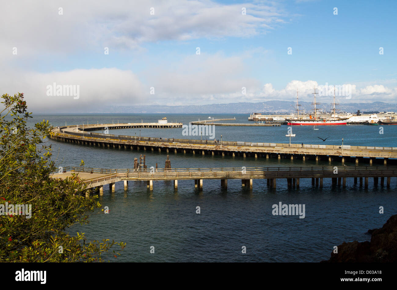 San Francisco Maritime National Historical Park Foto Stock
