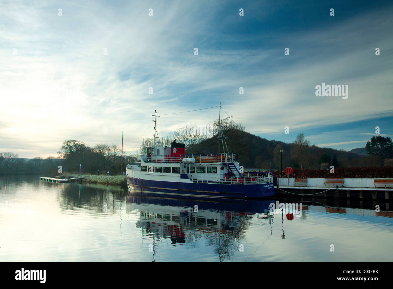Il Caledonian Canal, Inverness, Highlands Foto Stock