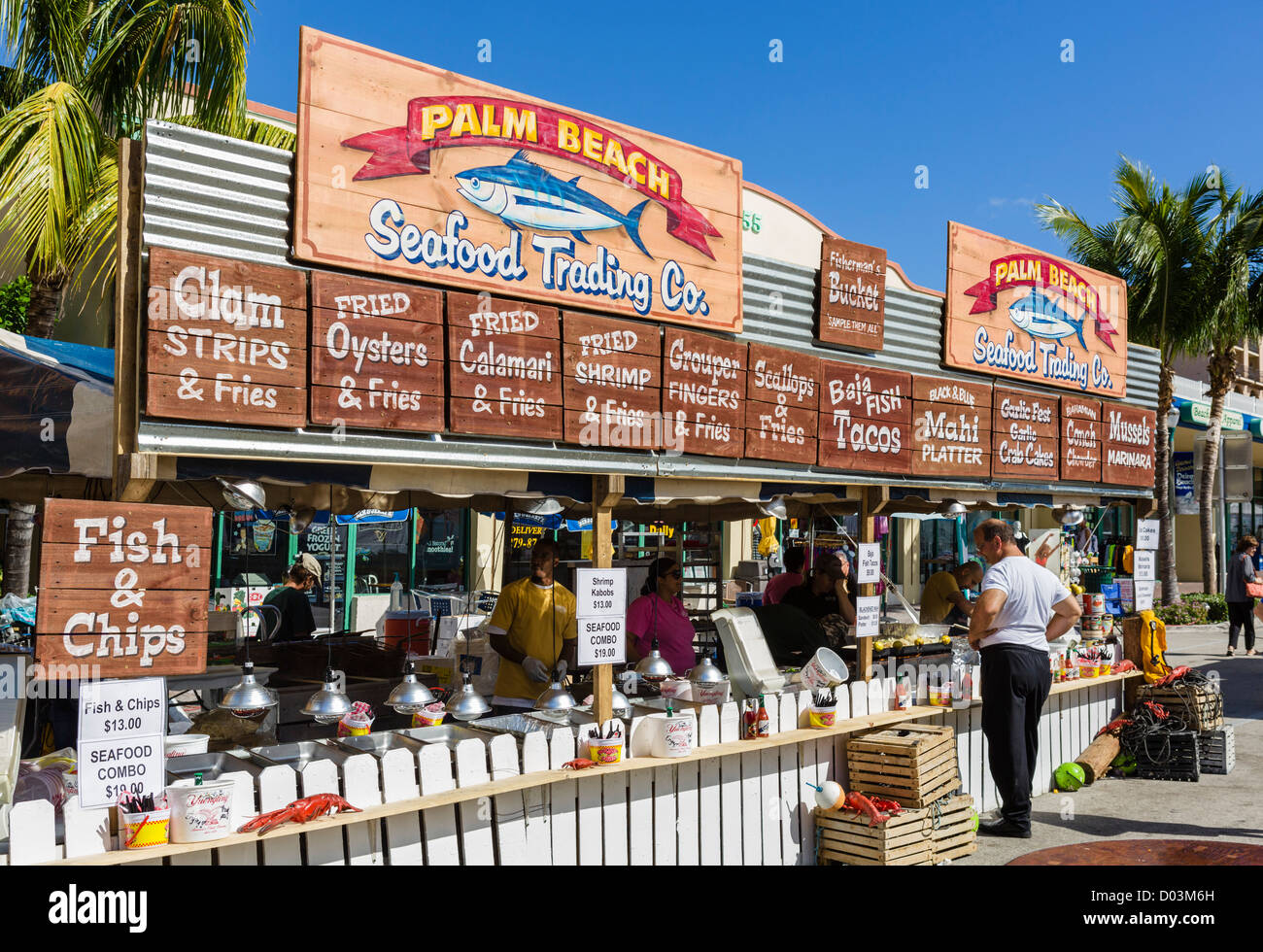 Il Delray Beach il vino e i frutti di mare Festival 2012, Atlantic Avenue nel centro storico di Delray Beach, Treasure Coast, Florida, Stati Uniti d'America Foto Stock