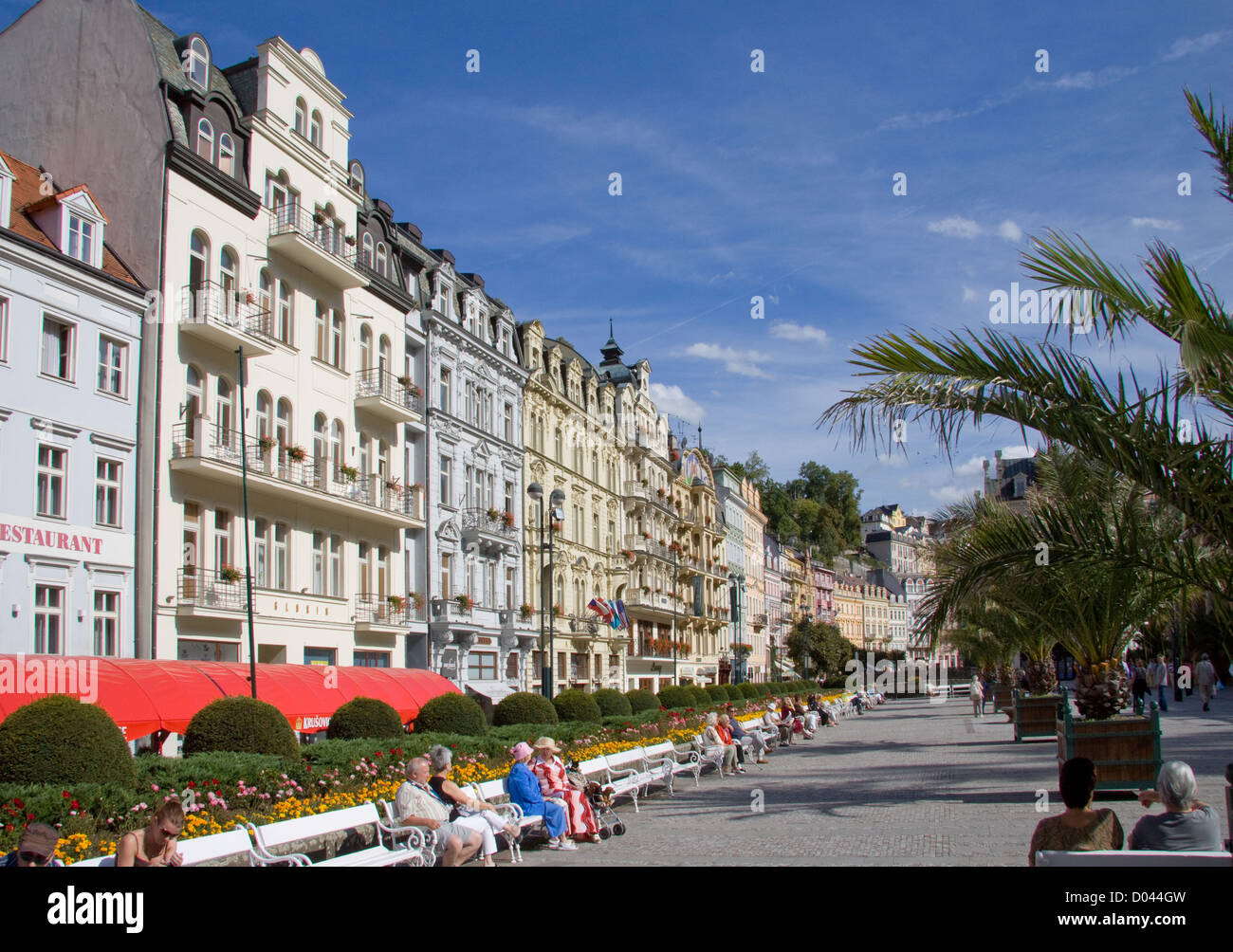 Luogo di Karlovy Vary Foto Stock