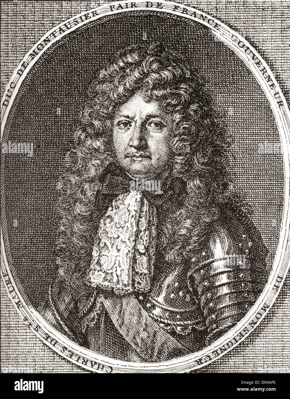Charles de Sainte-Maure, Duc de Montausier, 1610 - 1690. Soldato francese e il governatore del delfino, Louis le Grand Dauphin. Foto Stock