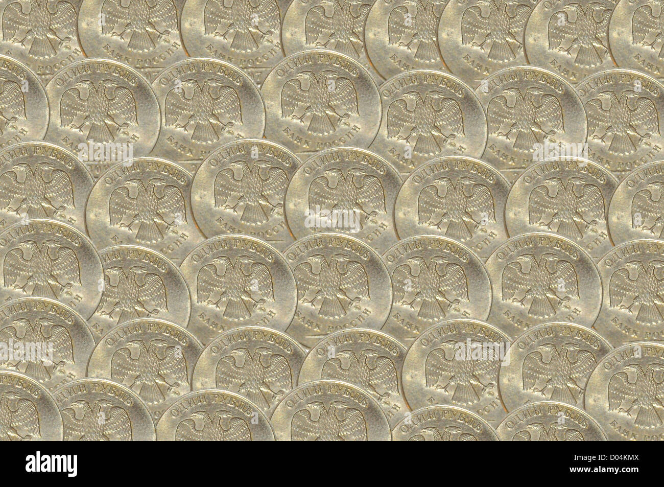 Rublo russo valuta Foto Stock