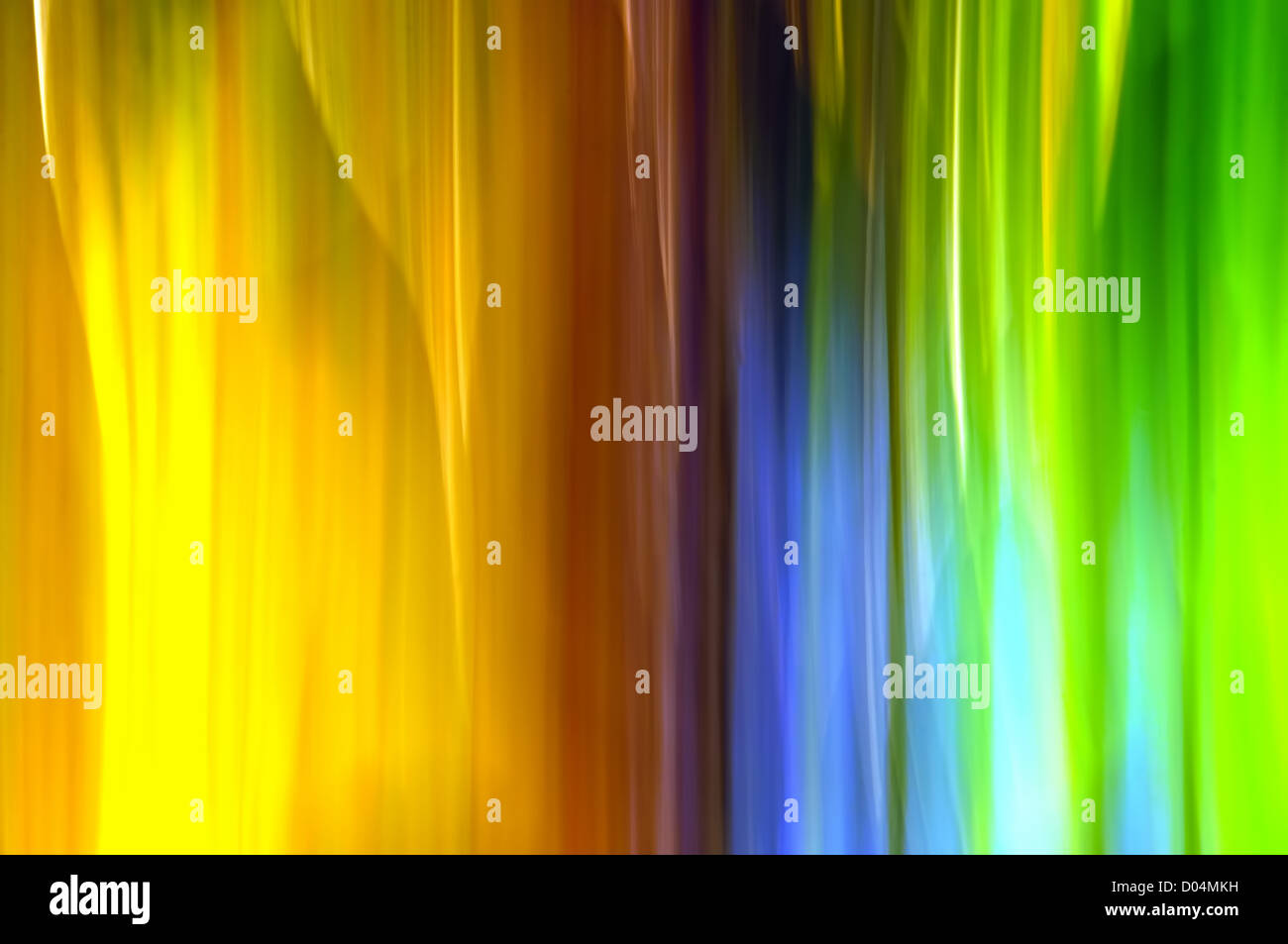 Immagine astratta con effetti di luce e colore in linee verticali Foto Stock