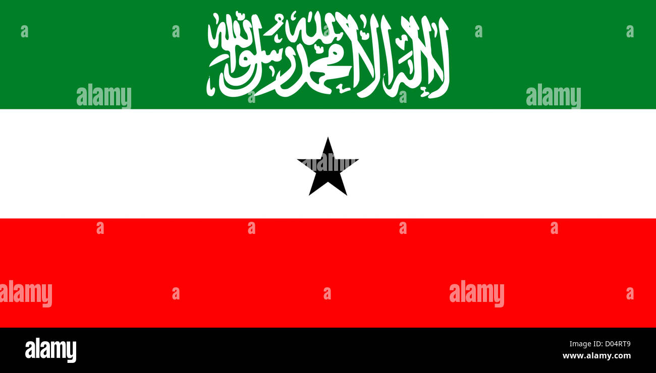 Bandiera della Repubblica del Somaliland. Foto Stock