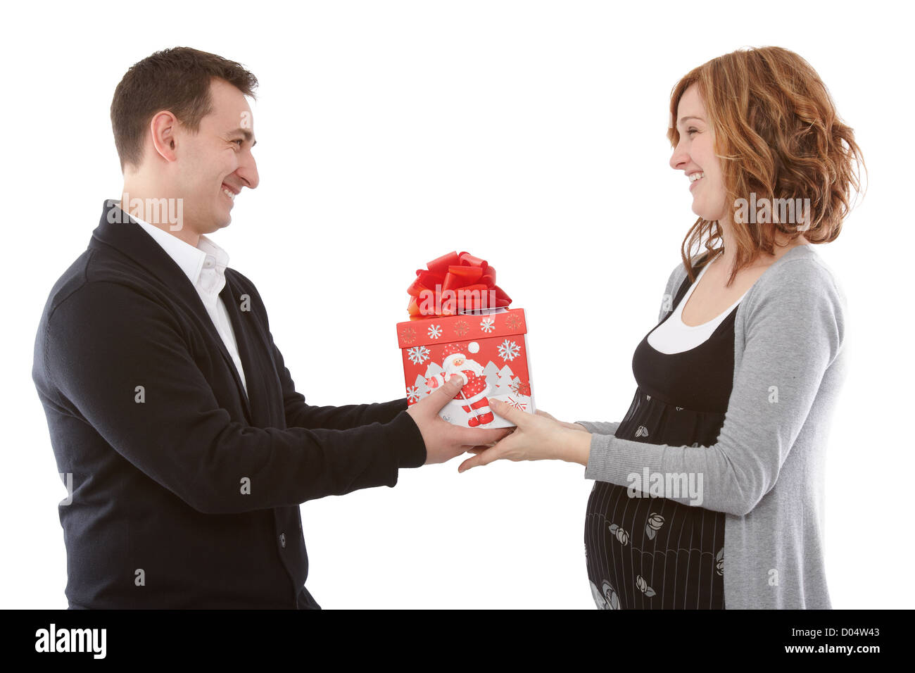 Regalo per moglie incinta Immagini senza sfondo e Foto Stock ritagliate -  Alamy
