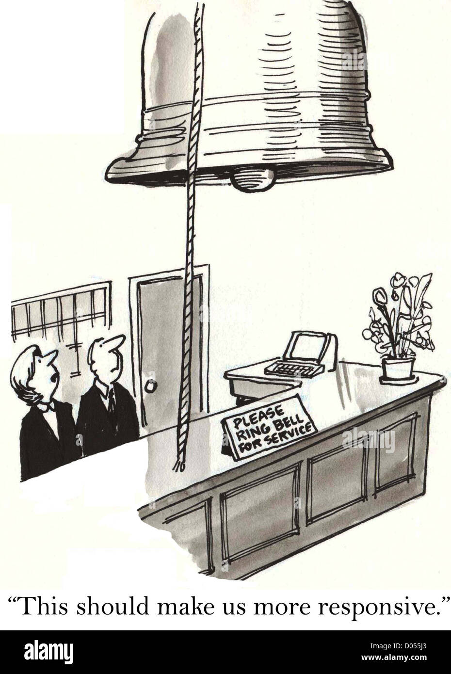 "Questo ci deve rendere più reattivo' Foto Stock