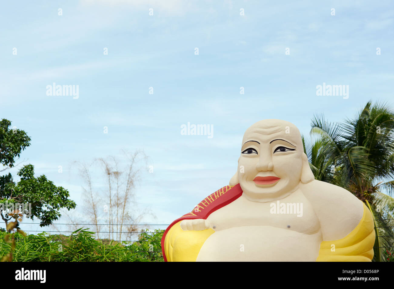 Statua di Buddha a Pagoda Ling San Tuaran, Sabah Borneo Foto Stock