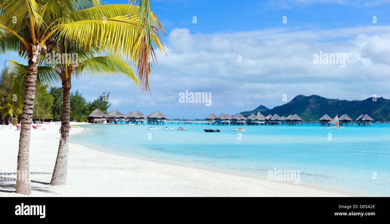 Bora Bora paesaggio Foto Stock