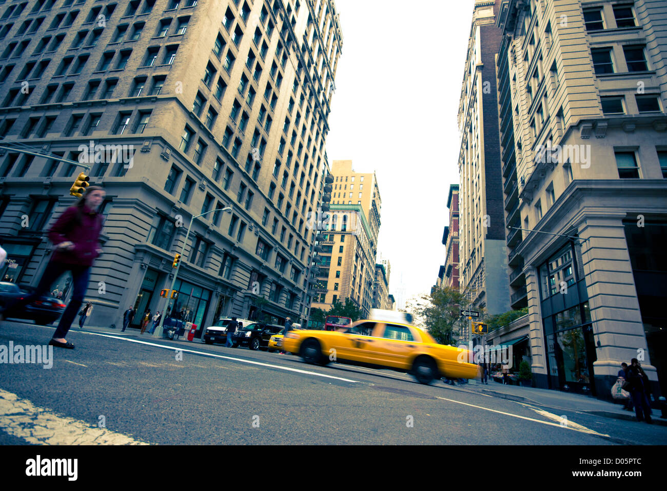 Ottobre 26, 2012 - New York City: intersezione lungo la 5th Avenue nel centro di Manhattan il 26 ottobre, 2012. Foto Stock